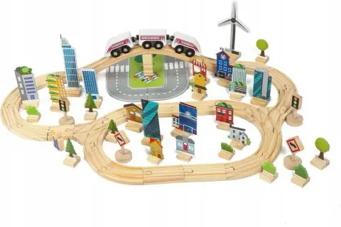 Pociąg z torami zabawka: Idealny prezent dla kreatywnego dziecka