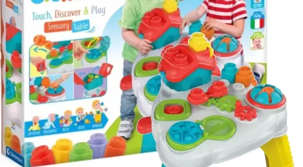Stolik sensoryczny Clementoni: rewolucja w nauce i zabawie małych odkrywców